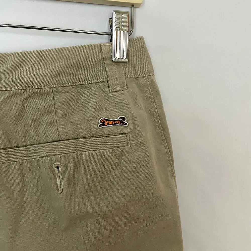 Le Tigre tan cargo shorts men's size 32 cotton pants summer pockets casual
